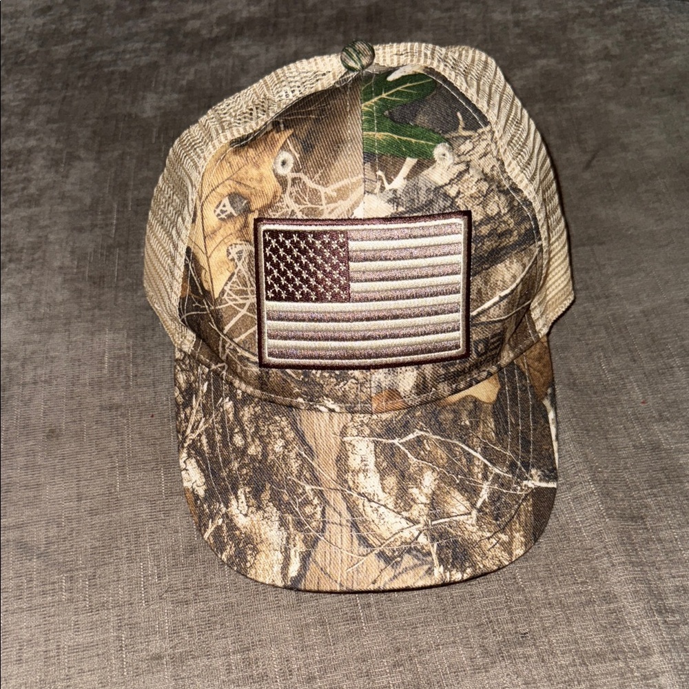 NFINITY Beige Mesh Trucker Hat